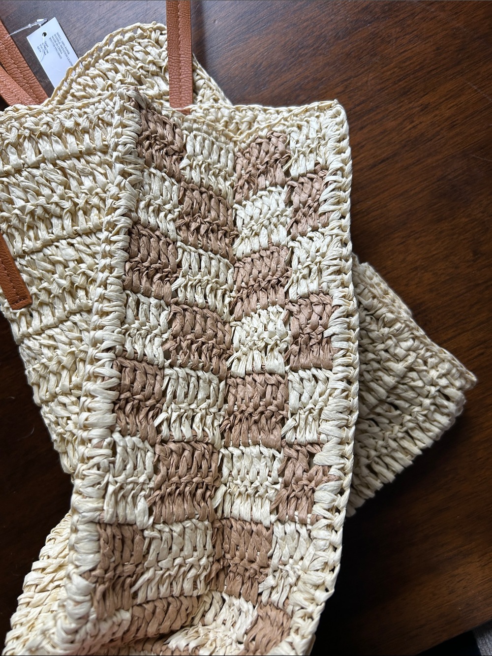 Women’s Woven Tote Bag - Picture 3 of 5